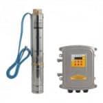 Sistema sumergible para aplicaciones en bombeo solar, Marca Connera Serie KOLOSAL, 3" diámetro, 300 Watts, 24 VCD.