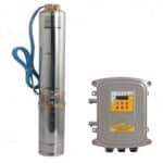Sistema sumergible para aplicaciones en bombeo solar, Marca Connera Serie KOLOSAL, 4" diámetro, 1300 Watts, 110 VCD.