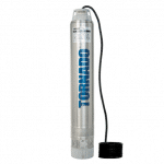 Motobomba sumergible 4", TORNADO, serie KIN, acero inoxidable 304, descarga 11/4", 1.1 HP, 1 fase,115 V, 2 hilos, 14 A.